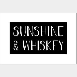 Sunshine & Whisky Gift For Whisky Lover Posters and Art